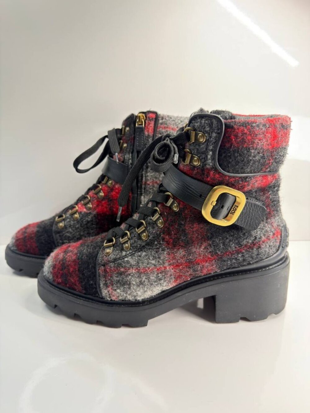 Tod’s Wool Hiking Boots – Women’s EU 38.5 / US 8 - Picture 8 of 16